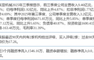 东亚机械涨6.49%，西南证券二个月前给出“买入”评级
