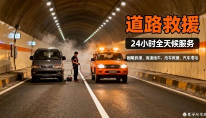岳阳汨罗汽车打不着火_道路救援_24小时拖车电话