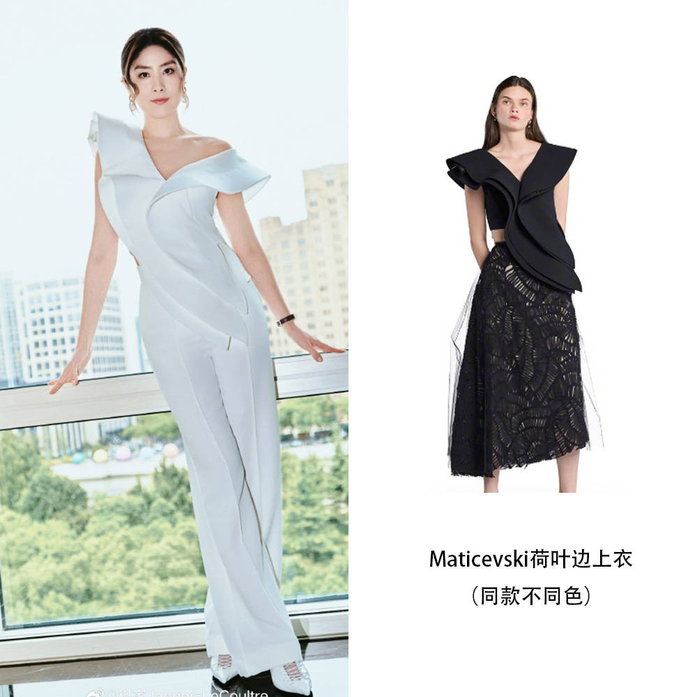 “贵姐”陈慧琳穿露肩装状态如32,董璇黑色长裙彰显”地母“风范