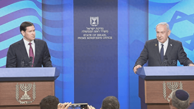 美国务卿与以总理会谈后举行新闻发布会,称必须“消灭”哈马斯