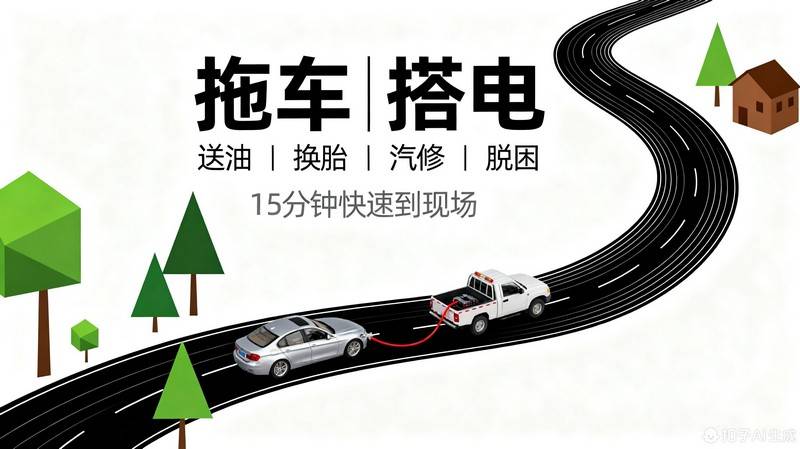 岳阳南区车辆没电启动_拖车救援_24小时道路救援电话